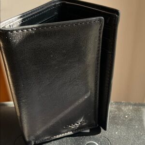 Coach Black Leather Men's Card Holder